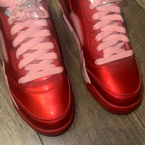 Valentine’s Day Jordan 5’s - Picture 3 of 7